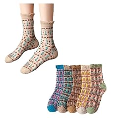 5 Pack-colorful Floral Argyle