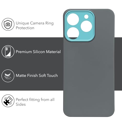 Image of Jkobi Matte Silicone Back Case Cover for Realme 15T | Realme Narzo 90 (Dual Colour |Full Camera Protection | Sleek and Professional)