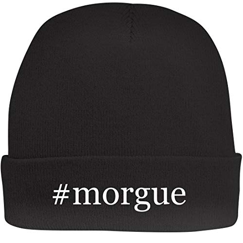 Shirt Me Up #Morgue - A Nice Hashtag Beanie Cap, Black, OSFA