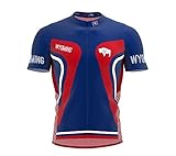 ScudoPro Wyoming Bike Short Sleeve Cycling Jersey for Men - Size 4XL Multicolored