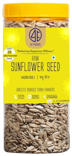 Image of 41 Foods Premium Sunflower Seeds | Surajmukhi Beej | 200g