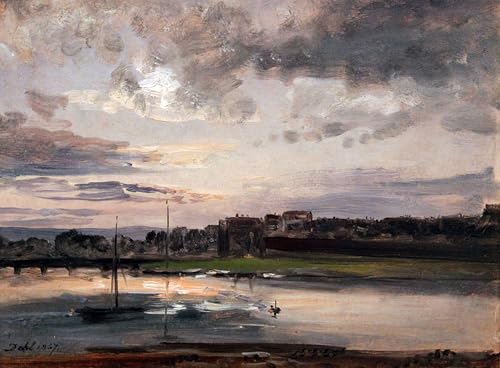 Image sur toile Elbe et Dresde Neustadt pour masquer un mur vide