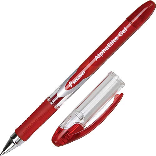 Bolígrafo gel Skilcraft Alpha Elite tinta roja