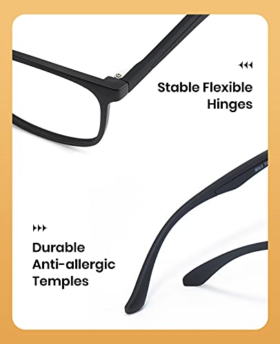 Cyxus Tr90 Square Eyeglasses Frame Women Men Clear Lens Blue Light Blocking Glasses Eyewear Ultra Light Computer Glasses #TOP7