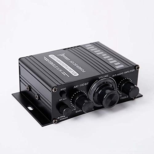 160BT Amplificateur de Puissance 2 Canaux Audio Home CinéMa Amplificateur Compatible Bluetooth avec EntréE USB/SD AUX – Image 3