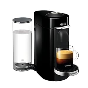 Nespresso VertuoPlus Deluxe Coffee and Espresso Machine by De'Longhi, 37 Oz, Black Nespresso VertuoPlus Deluxe Coffee and Espresso Machine by DeLonghi 37 Oz Black