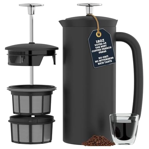 ESPRO P7 Matte Black French Press (18oz)
