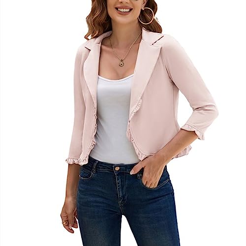 GRACE KARIN Vintage Reteo Damen Strickjacke Langarm Coat OL Casual Jacke...