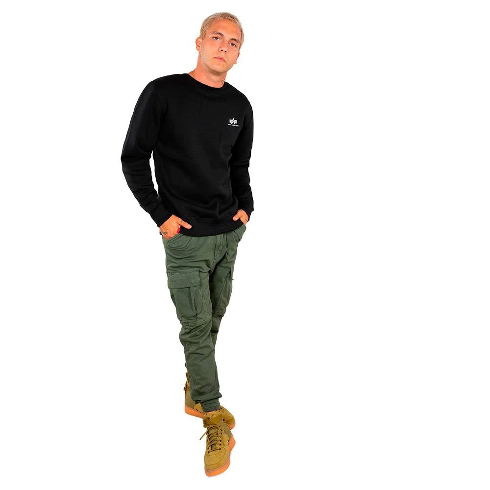 ALPHA INDUSTRIES Męska bluza Basic Sweater Small Logo bluza męska (1 opakowanie)