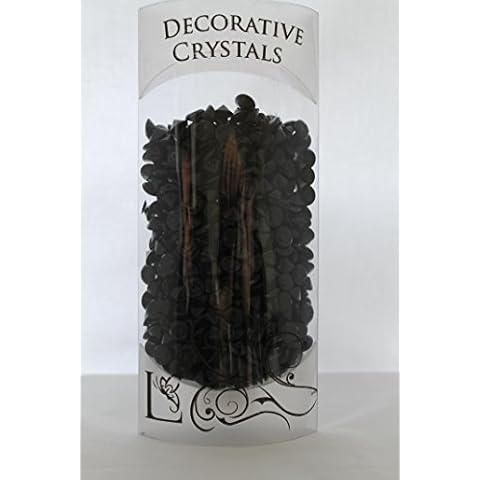 Small jet black acrylic diamond stones Cover