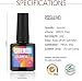 ROSALIND Esmaltes Semipermanentes 6PCS Otoño e Invierno UV Gel Rosa Desnudo Gris...