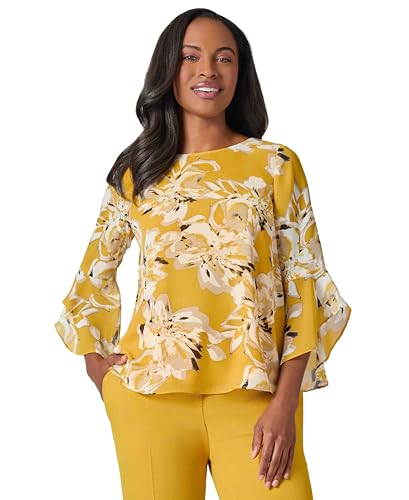 Kasper Girls' Ruffle Sleeve Blouse