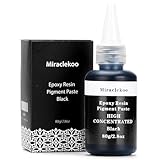 High Concentrated Black Epoxy Resin Pigment Paste 2.8oz,Opaque Black Epoxy Dye Colorant for Art, River Table, Jewelry Making, Coasters