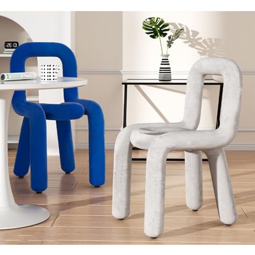 Sillón sin brazos peluche negro moderno miniatura 2