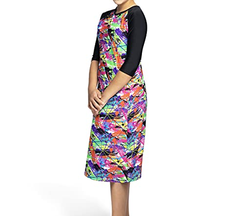 Image of Girl One Piece Modest Long Sleeve Swim Dress