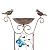Vintage Butterfly Bird Bath Trellis & Bird Feeder with Metal Stake - 7.2" Cast Iron Bird Bath Bowl for Outdoor Garden Decor