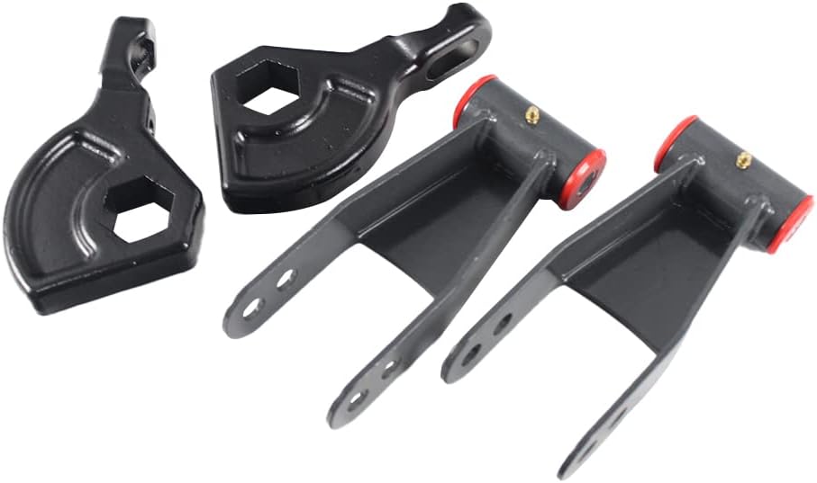 3" Front 2" Rear Leveling Lift Kit w/Torsion Keys and Shackles 842313 712120 Compatible with 1987-2004 Dodge Dakota 1998-2003 Durango