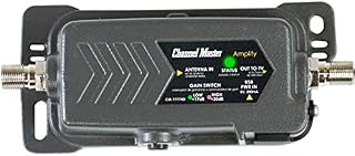 Channel Master CM-7777HD Amplify Adjustable Gain TV Antenna Preamplifier with LTE Filter |