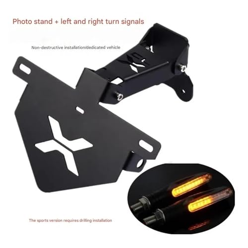 Support de plaque d'immatriculation moto CFMOTO 700CL-X réglable - 2