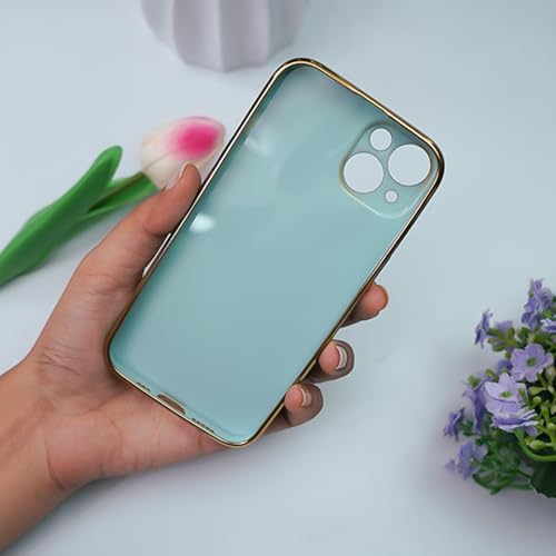 Image of Peeperly Back Cover Case for iPhone 14 Plus Soft TPU, Shockproof Protective Durable Botanical Painting Floral Petals Case for Girls & Women(Green)