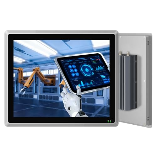 SunKol Ordinateur Tout-en-Un Industriel embarqué 15", IP65, Tactile, Mise sous Tension Automatique, 2xLAN, HDMI, 6xUSB, 2xRS485, 4xRS232 (I3-7100U, sans RAM, sans Stockage, sans système)