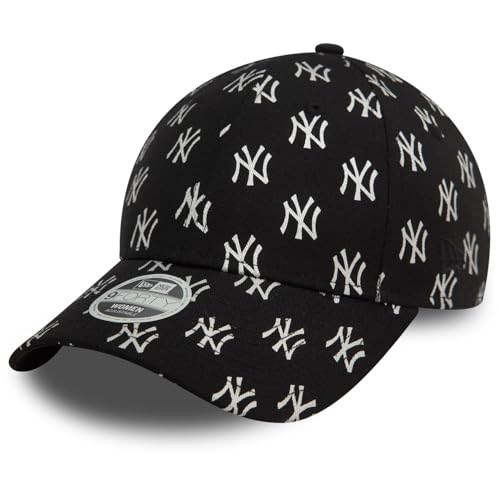 New Era 9Forty Damen Cap - METALLIC New York Yankees schwarz