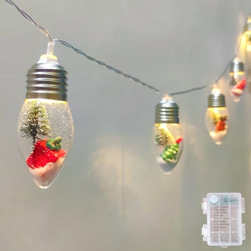 Ornements mignons de Noël lumineux à suspendre, le cadeau déco idéal