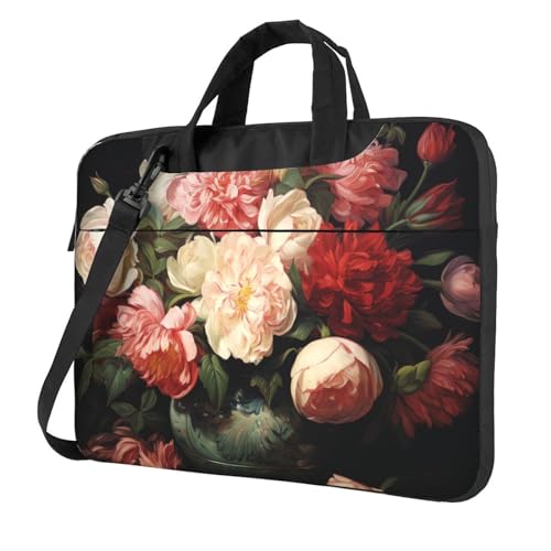 Bolso portátil KHiry para laptop unisex con diseño floral miniatura 1