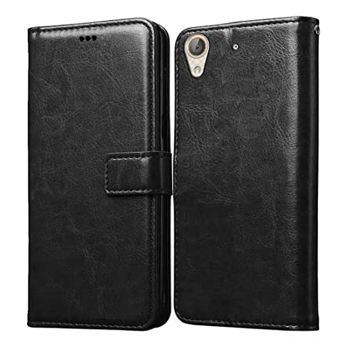 Image of Amazon Brand-Solimo Flip Leather Mobile Cover (Soft, Flexible & Kickstand Back case) Compatible for Huawei Honor Holly 3 (Black)