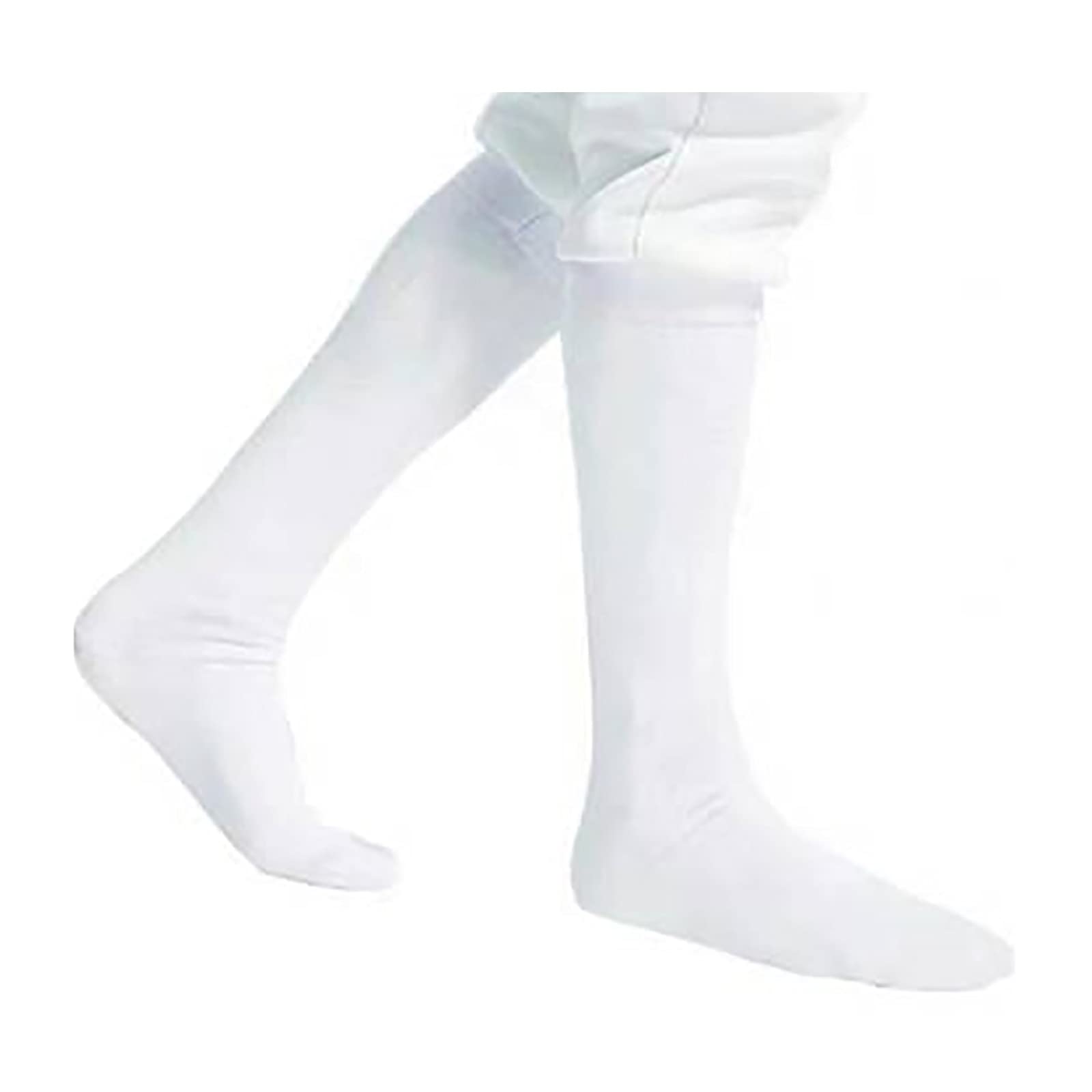 DLGF Fencing Socks for both Male and Female Fencers, Performance Socks for Boys, Girls, Men or Women (White), XS