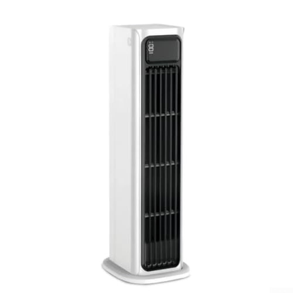 Ventilatore a torre portatile, 100 marce, flusso d'aria regolabile, USB, senza fili, da appendere alla parete, modalità di sonno silenzioso, per casa, cucina, campeggio, design compatto