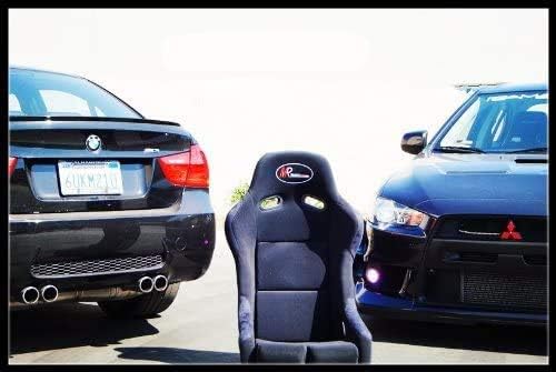 (Un par) Silla de juego de cabina de simulador de tela cómoda de tamaño grande (Negro, individual grande)