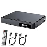 DreamMaker 車載用 ミニDVDプレーヤー DVD/CD再生専用モデル HDMI出力 USB給電 リージョンフリー 1080Pサポート CPRM対応 地上デジタル放送 Blue-ray非対応 リモコン付き DV005