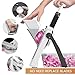 ZTQCSQ [All in 1] Vegetable Slicer with Adjustable Thickness, Easy to Clean Potato Mandoline Slicer with Container, Rapid Prep French Fry Veggie Cutter/Onion Slicer, Free Grater/Cleaning Brush (Gray)