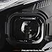 AKKON - For 2012-2016 Subaru Impreza / 2013-2015 XV Crosstrek Halogen Projector Black Headlights -w/Tube Parking Lamp