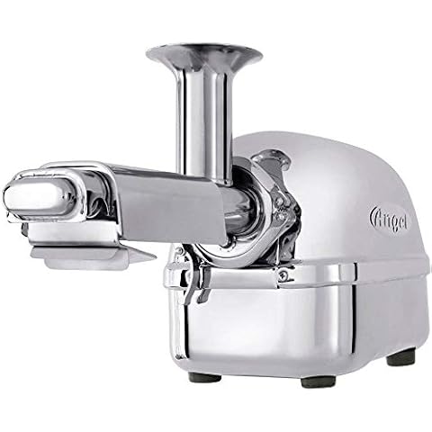 Angel Juicer 5500 Entsafter Obst und Gemüse Slow Juicer 100% Edelstahl Cover