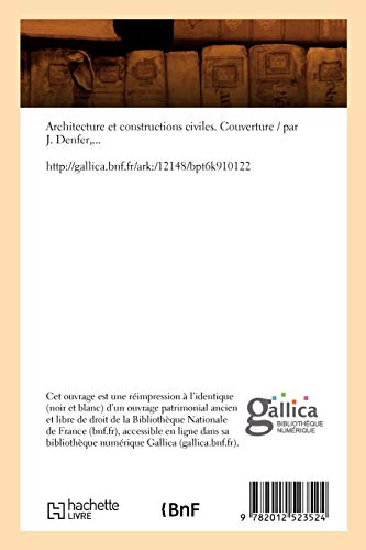 Architecture Et Constructions Civiles. Couverture (Éd.1891-1897)