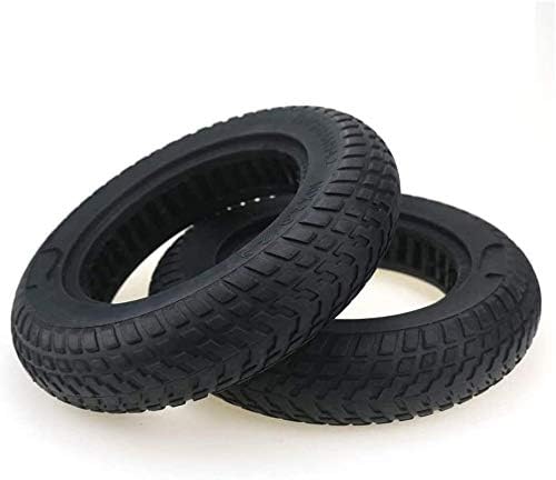 10-inch Hollow Solid Tires 10X2 2.125 2.25 2.5 Non-Slip Shock-Absorbing Outer Tires Without Inner Tube Free of Inflation and Thick Wear Solid tire T