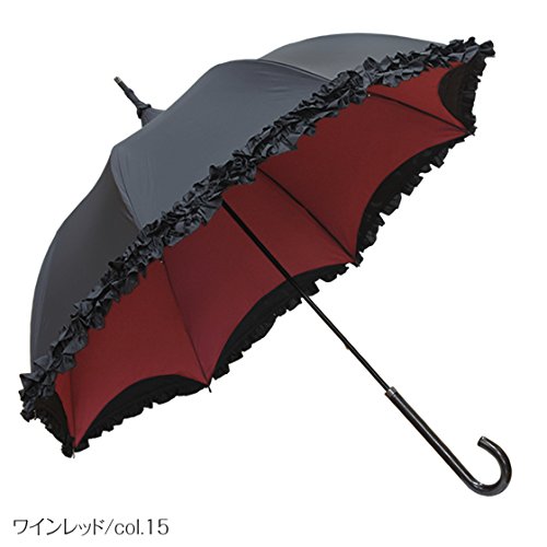 bonbon(ボンボン) パゴダ傘  晴雨兼用 ワインレッド