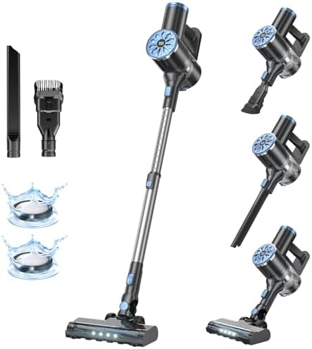 VIPSUN Cordless Vacuum Cleaners for Home, 40KPA, 50Mins, Self-Standing