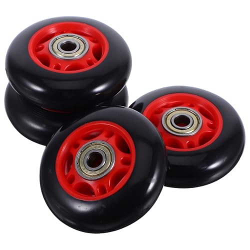 GOOHOCHY 4 Piezas Ruedas para Accesorios de Fitness Rodillos de Plástico Duradero para Máquinas de Gimnasio Compatibles con Cintas de Correr y Bicicletas Facilitan Movilidad y