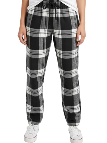 Image of Womens Multicolor Cotton Checkered Pyjama | Checks Pajama for women with Elastic & Drawstring Plus Size (S TO 8XL)