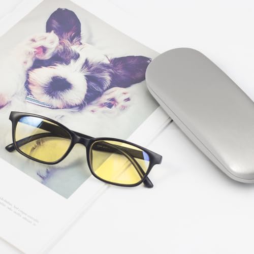 Image of RayLove Unisex Hard Shell Eyeglasses Cases, Protective Case For Glasses