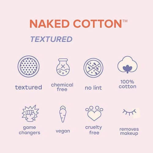 White Rabbit Cotton Pads Classic 100P + Textured 100P Bundle | Perfect For Applying Toner, Removing Makeup, Nail Polish #TOP3