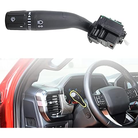 ZZCSZ CBS2293, FL3Z-13K359-AA Multi-Function Turn Signal Switch Windshield Wiper Switch Assembly Compatible with 2015-2019 Ford F-150 F-250 F-350 F-450 F-550 Super Duty Replaces# FL3Z13K359AA Cover