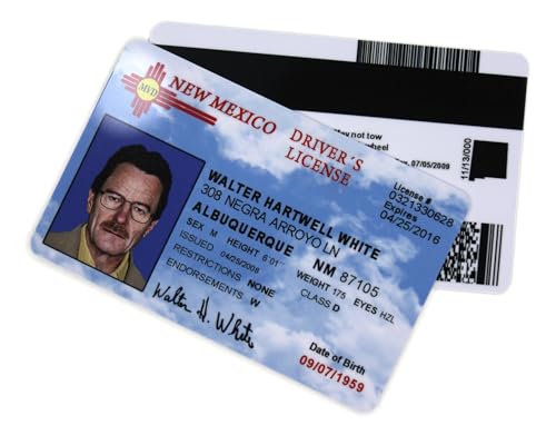 2x DUB SPENCER lustiger Walter White aka Heisenberg Fake Scherzartikel...