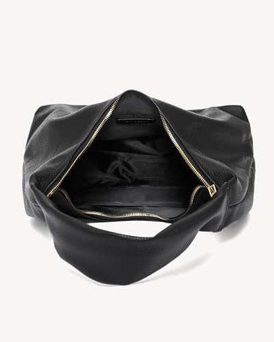 Image of NEWBELLA Small Shoulder Bags for Women - Trendy Underarm Purse & Crossbody Handbag for Daily Commute & Evening (Black-3)