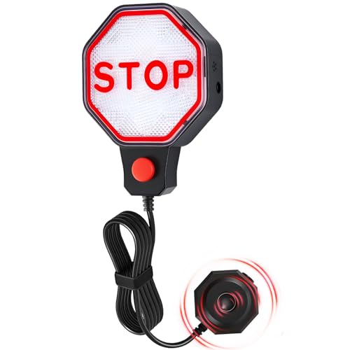 Strdfeve Garage Parking Sensor for Car – Adjustable LED Parking Aid with Red/Yellow/Green Indicator, 6'–6 ft Stop Distance