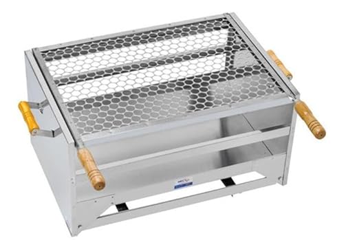 Churrasqueira a Carvão em Aço Inoxidável 430 60x40 cm