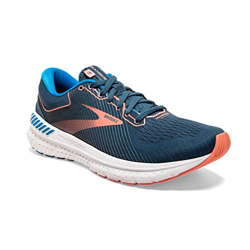 Brooks Brooks Womens Transcend 7 Running Shoe - Majolica/Navy/Desert - B - 9.5